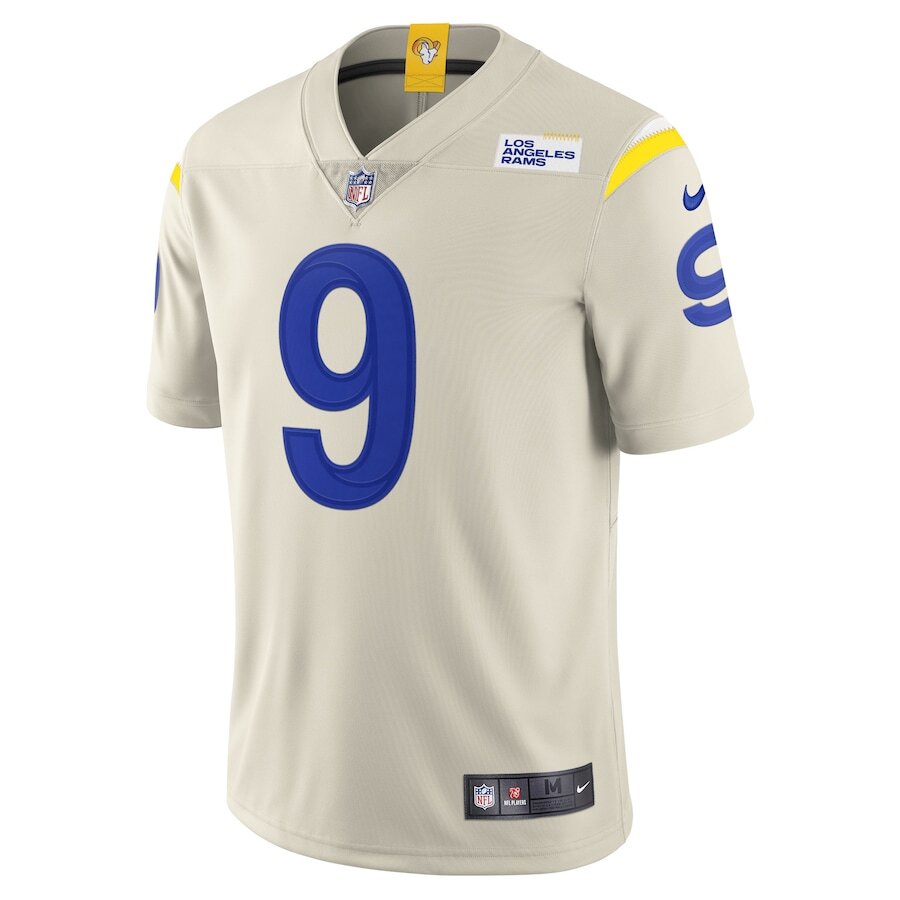 Men's Los Angeles Rams Matthew Stafford Cream Jersey