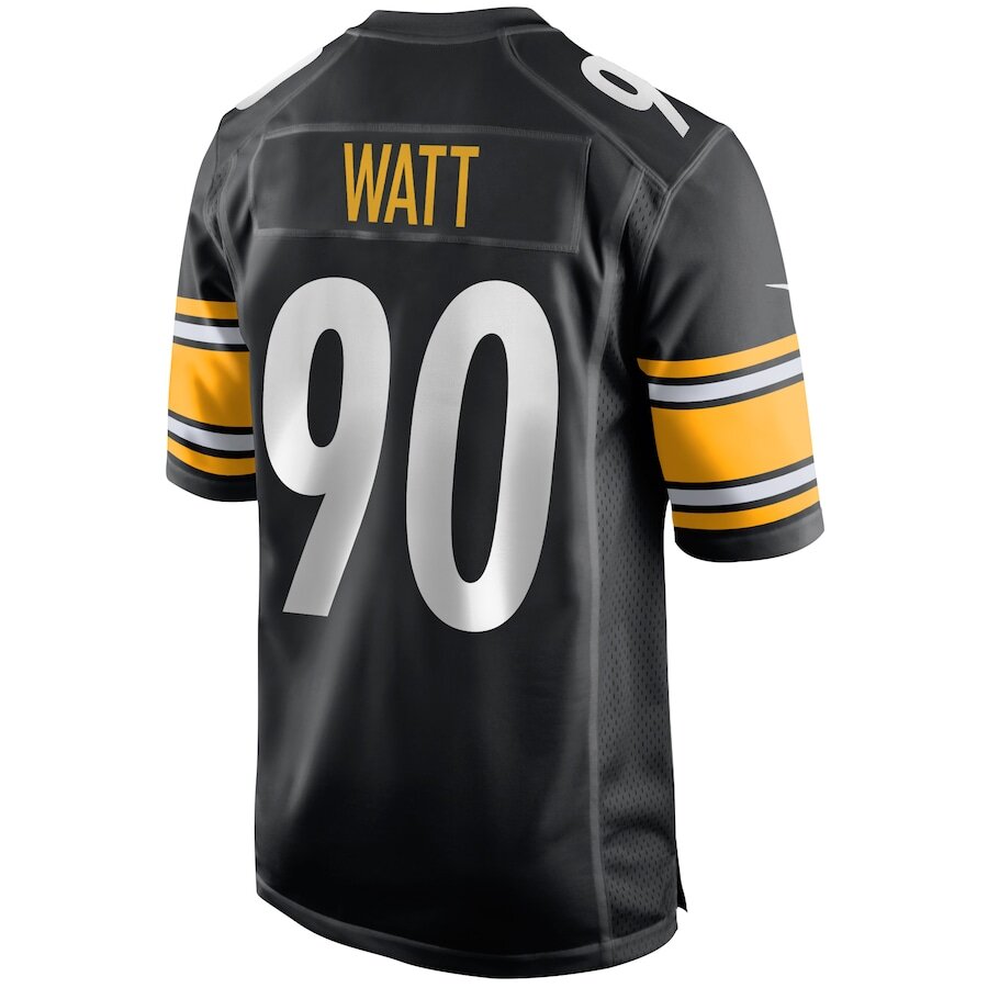 Men's Pittsburgh Steelers T.J. Watt Black Jersey