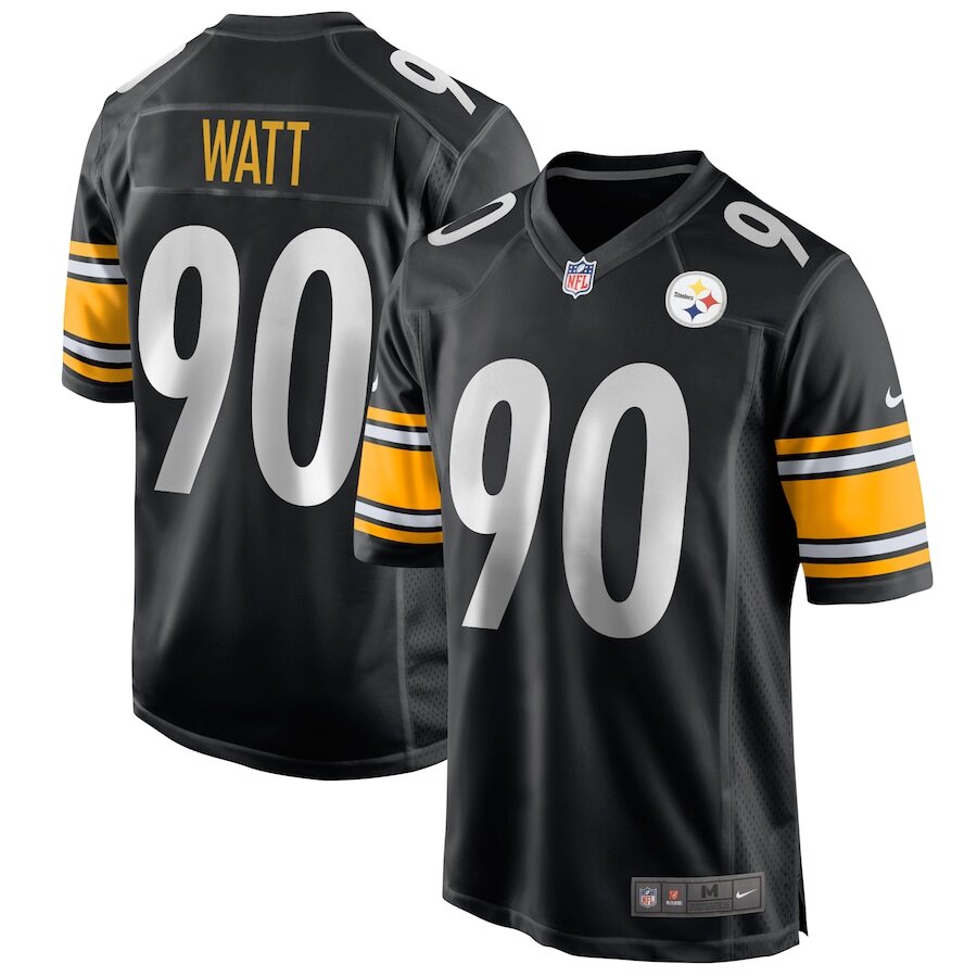 Youth Pittsburgh Steelers T.J. Watt Black Jersey