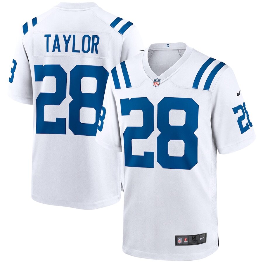 Youth Indianapolis Colts Jonathan Taylor White Jersey