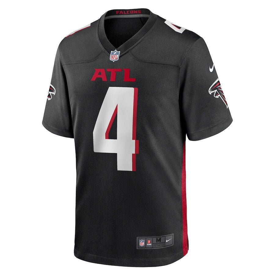 Men's Atlanta Falcons Taylor Heinicke Black Jersey