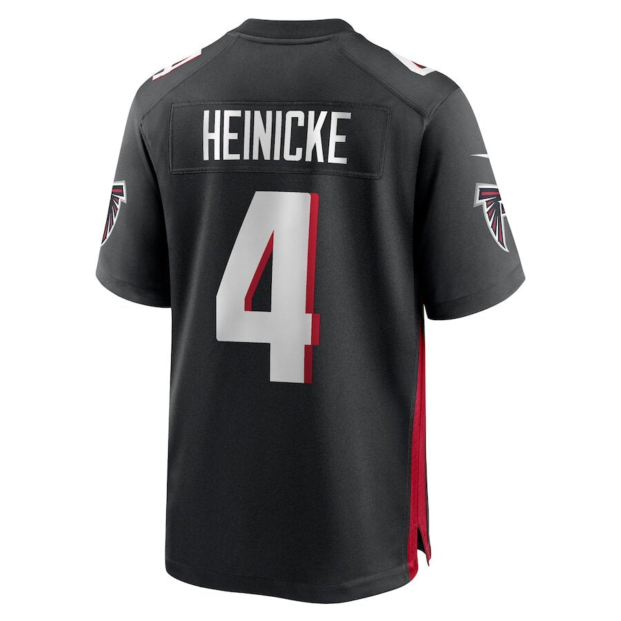 Men's Atlanta Falcons Taylor Heinicke Black Jersey