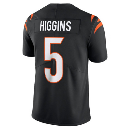 Men's Cincinnati Bengals Tee Higgins Black Jersey