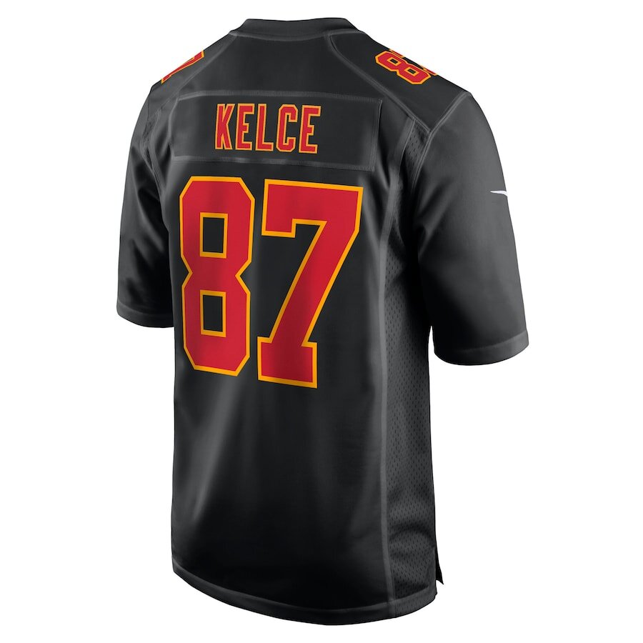 Kansas City Chiefs Travis Kelce Black Jersey