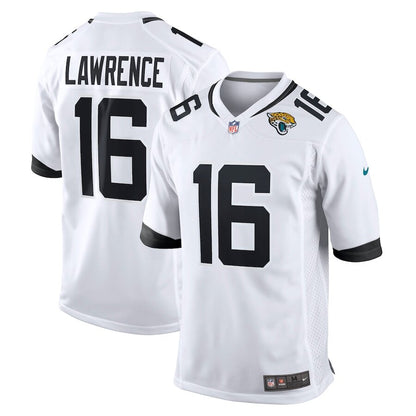 Men's Jacksonville Jaguars Trevor Lawrence White Jersey