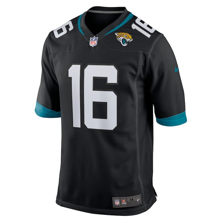 Men's Jacksonville Jaguars Trevor Lawrence Black Alternate Jersey