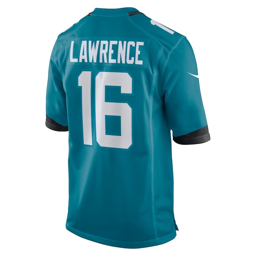 Men's Jacksonville Jaguars Trevor Lawrence Teal Jersey