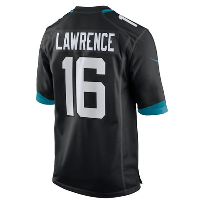 Men's Jacksonville Jaguars Trevor Lawrence Black Alternate Jersey