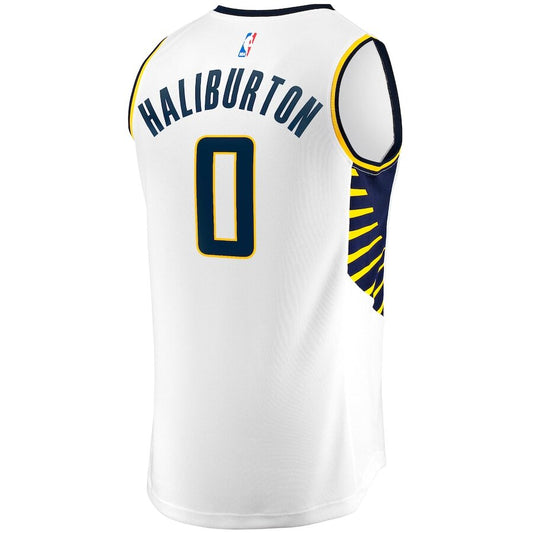 Indiana Pacers Tyrese Haliburton White Jersey