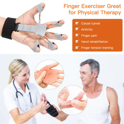 Silicone Gripster Finger Hand Grip Strengthener Finger Exerciser Gym Fitness Training And Exercise Dropshipping Wholesale