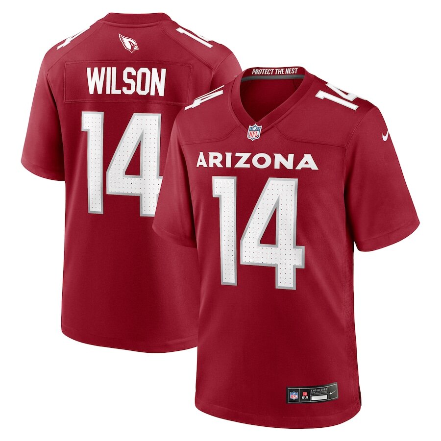 Men's Arizona Cardinals Michael Wilson Cardinal Jersey