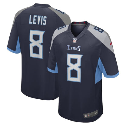 Men's Tennessee Titans Will Levis Navy Jersey