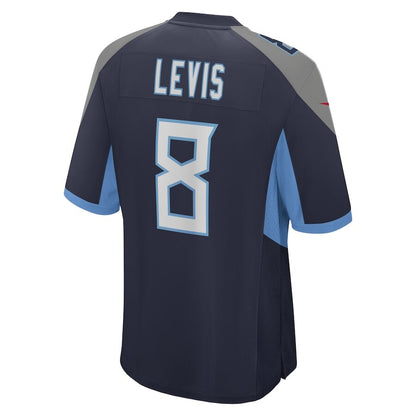 Men's Tennessee Titans Will Levis Navy Jersey