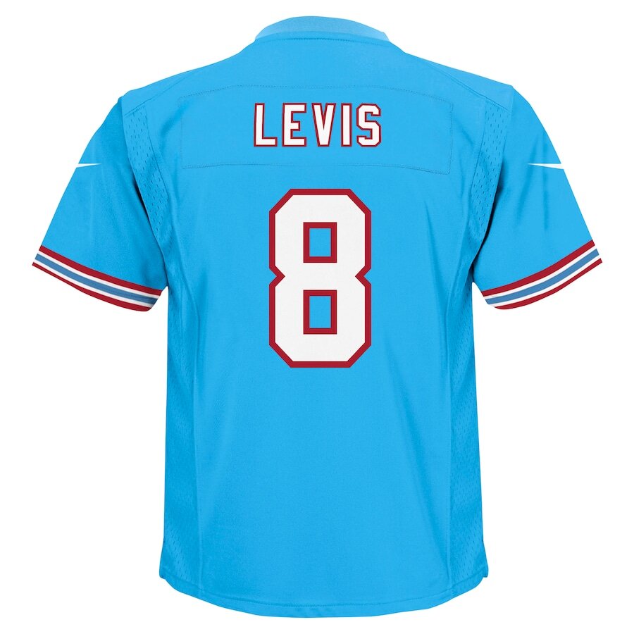 Youth Tennessee Titans Will Levis Light Blue Jersey
