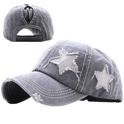 Star Denim Baseball Cap