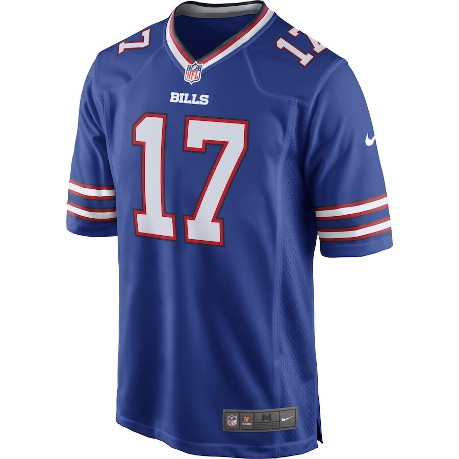 Men's Buffalo Bills Josh Allen Blue Jersey