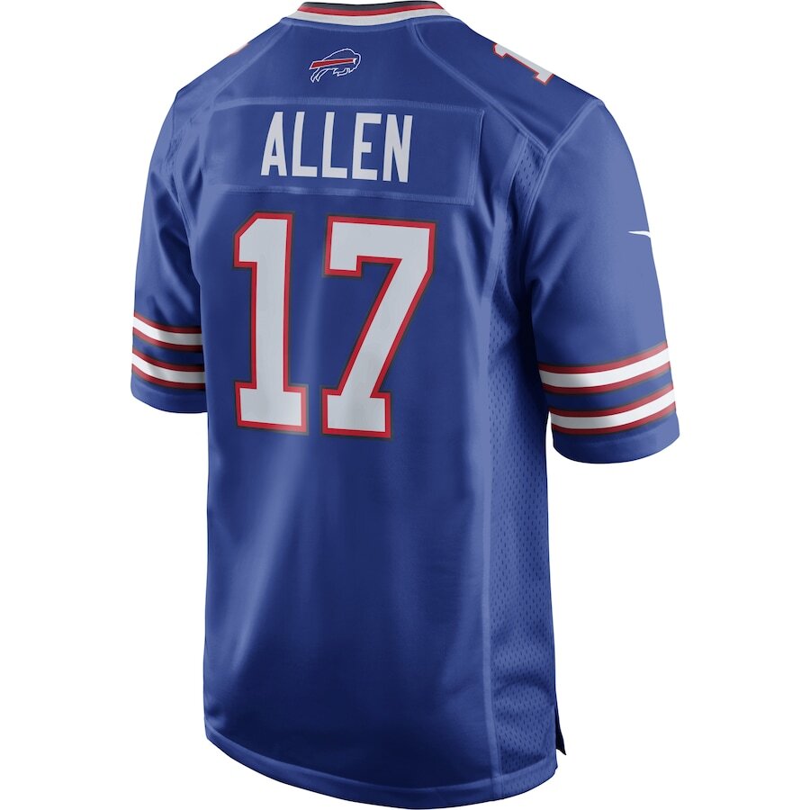 Men's Buffalo Bills Josh Allen Blue Jersey