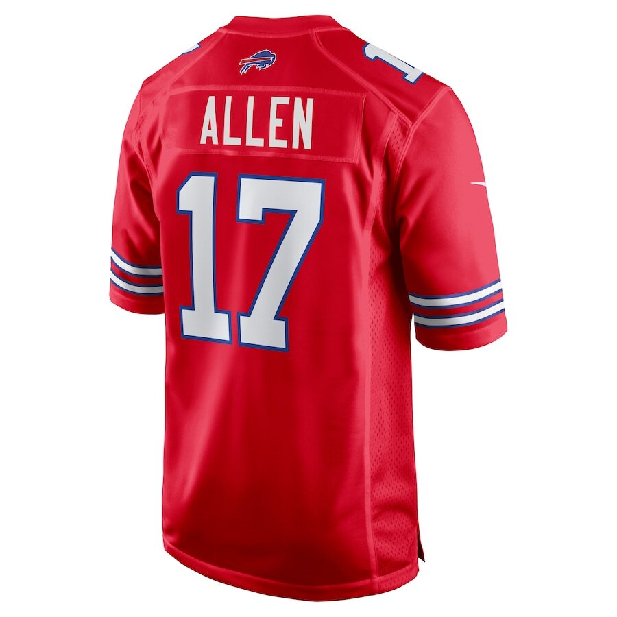 Youth Buffalo Bills Josh Allen Red Jersey