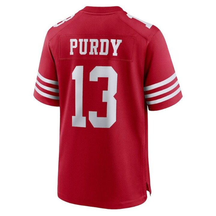 Men's San Francisco 49ers Brock Purdy Scarlet Jersey