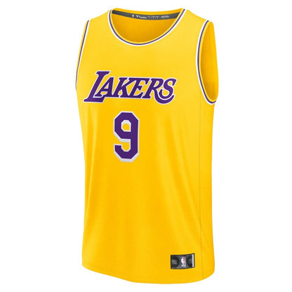 Los Angeles Lakers Bronny James Gold Jersey