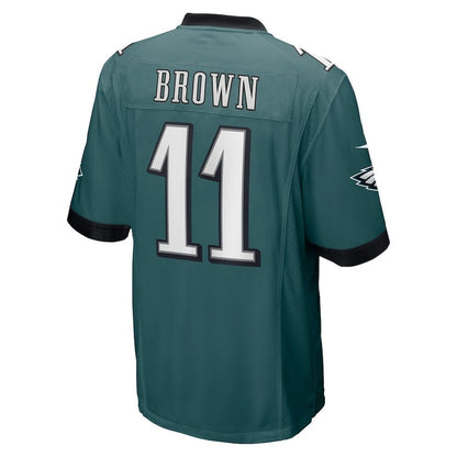 Youth Philadelphia Eagles A.J. Brown Midnight Green Jersey