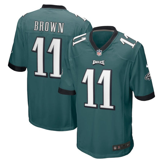 Youth Philadelphia Eagles A.J. Brown Midnight Green Jersey