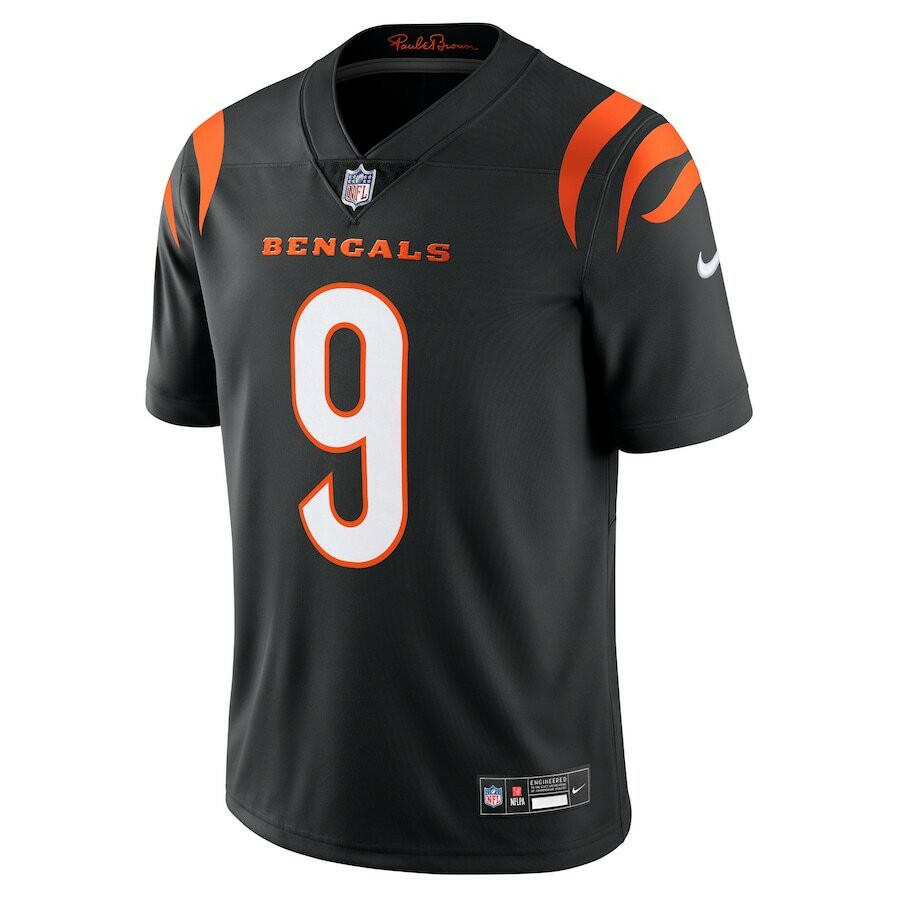 Cincinnati Bengals Joe Burrow Black Jersey