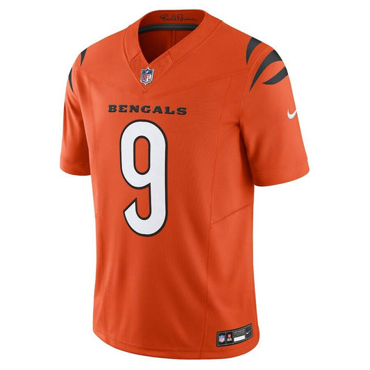 Cincinnati Bengals Joe Burrow Orange Jersey