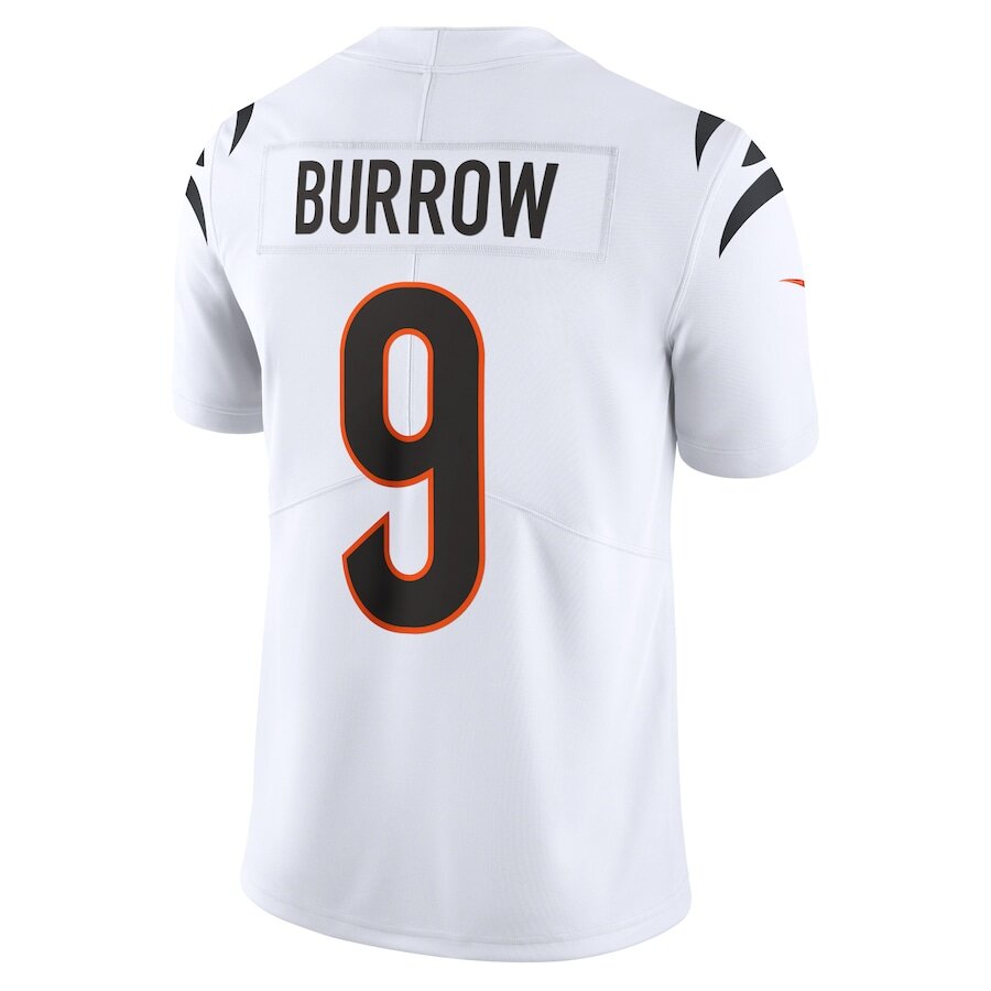 Men's Cincinnati Bengals Joe Burrow White Jersey