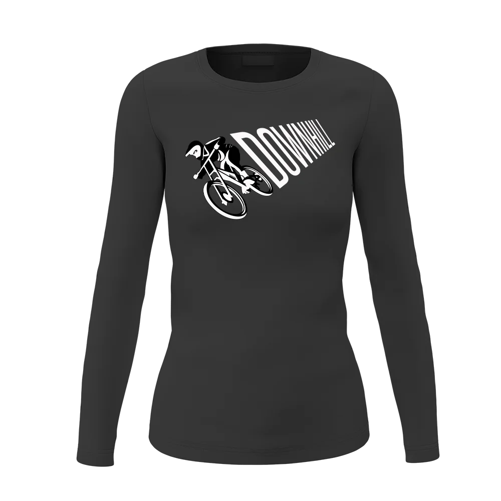 Downhill Cycling Women Long Sleeve Shirt