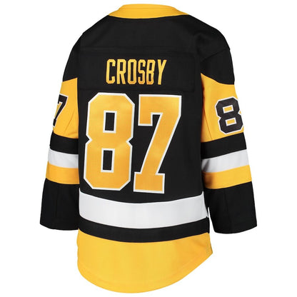 Men's Pittsburgh Penguins Sidney Crosby Black Jersey