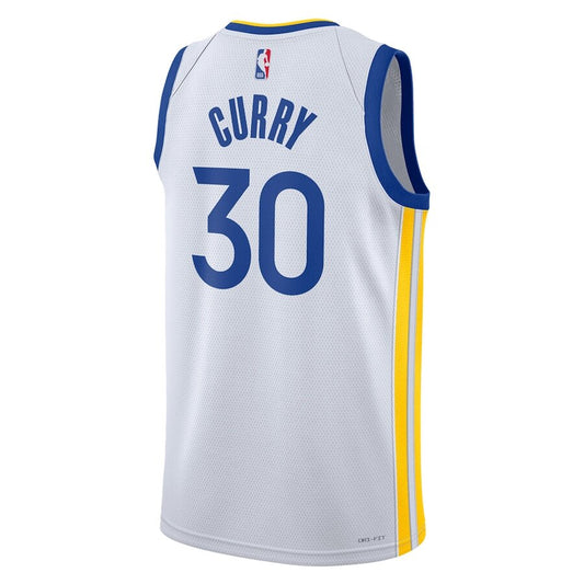 Golden State Warriors Stephen Curry White Jersey