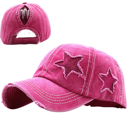 Star Denim Baseball Cap