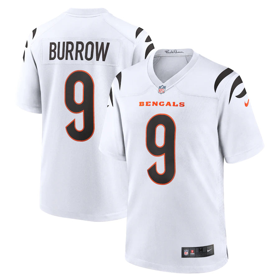 Men’s Cincinnati Bengals Joe Burrow White Jersey