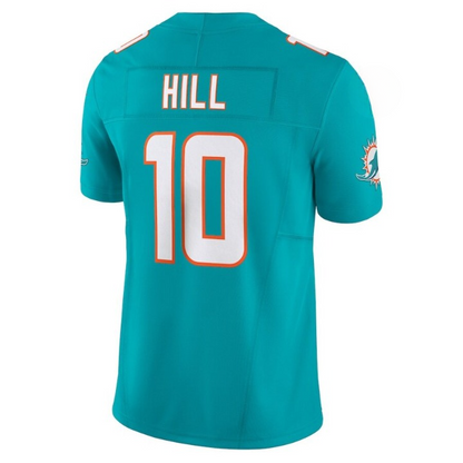 Men's Miami Dolphins Tyreek Hill Aqua Jersey