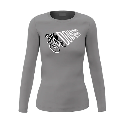 Downhill Cycling Women Long Sleeve Shirt