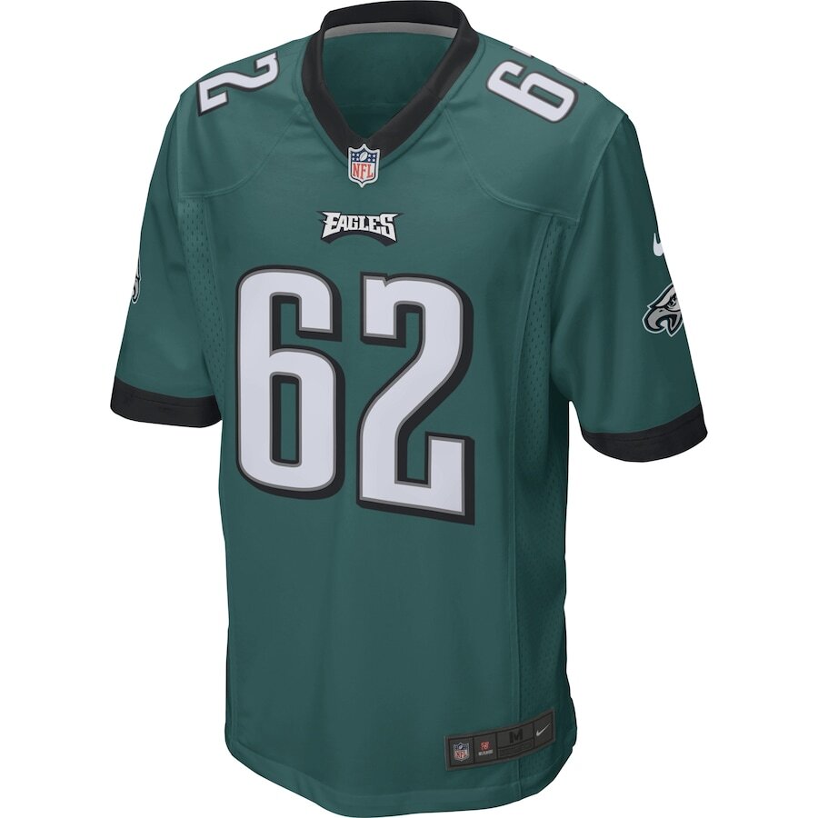 Youth Philadelphia Eagles Jason Kelce Midnight Green Jersey