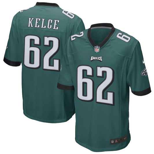 Youth Philadelphia Eagles Jason Kelce Midnight Green Jersey