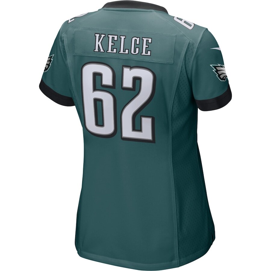 Women's Philadelphia Eagles Jason Kelce Green Jersey