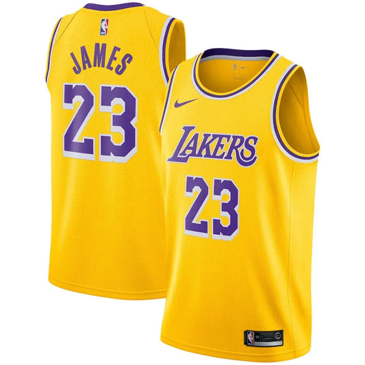 Men's Los Angeles Lakers LeBron James Jersey.