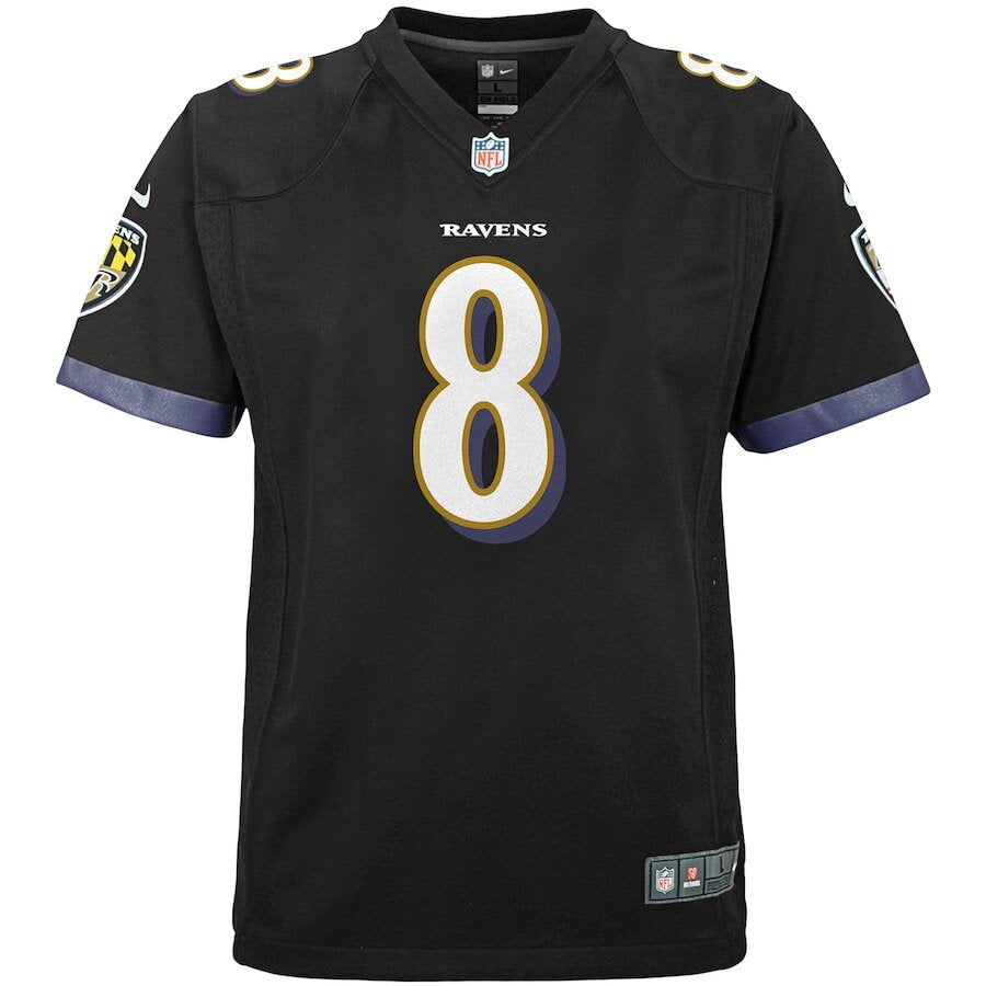 Men's Baltimore Ravens Lamar Jackson Black Jersey