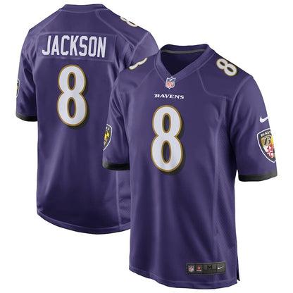 Youth Baltimore Ravens Lamar Jackson Purple Jersey