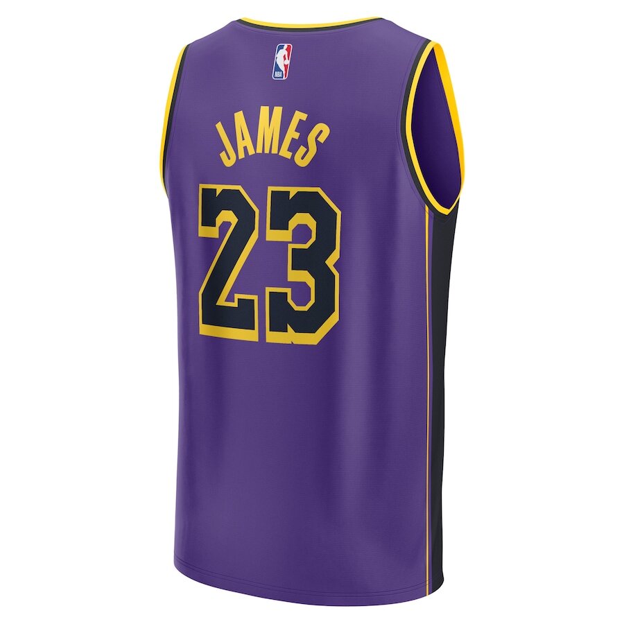 Los Angeles Lakers LeBron James Purple Jersey