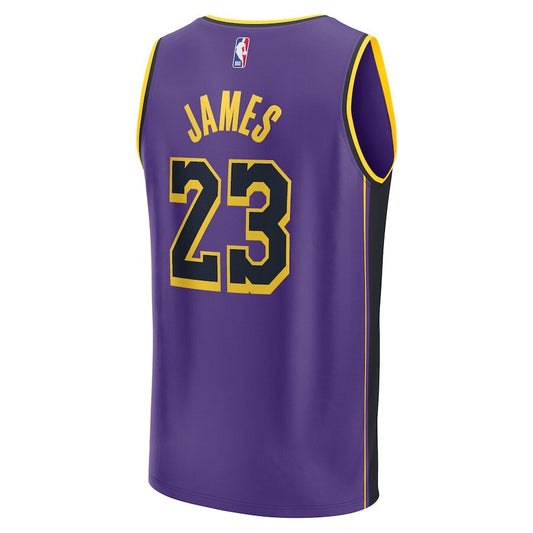 Los Angeles Lakers LeBron James Purple Jersey