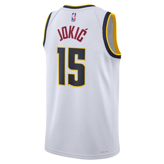Denver Nuggets Nikola Jokic White Jersey