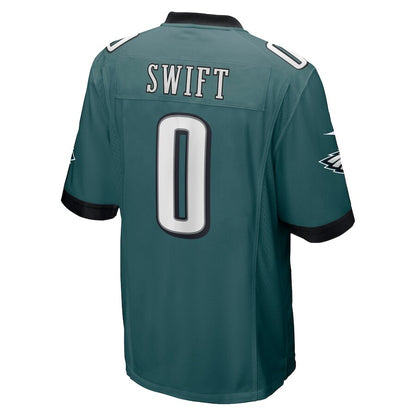 Youth Philadelphia Eagles D'Andre Swift Midnight Green Jersey