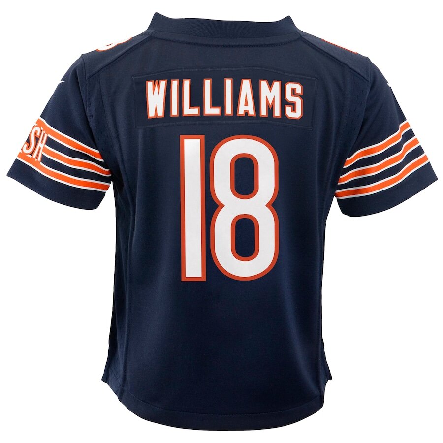 Youth Chicago Bears Caleb Williams Navy Jersey
