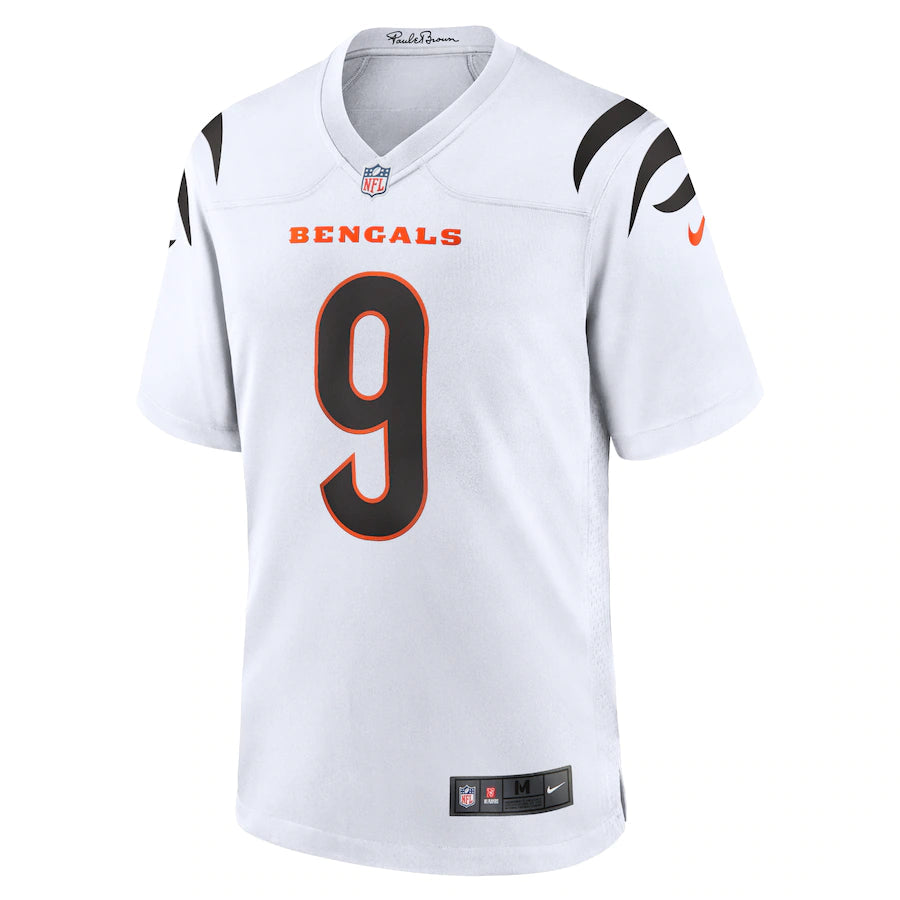 Men’s Cincinnati Bengals Joe Burrow White Jersey